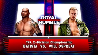 WILL OSPREY VS BATISTA Rematch 2K23 Simulation Match [upl. by Hank]