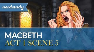 Macbeth Summary Act 1 Scene 5  Nerdstudy [upl. by Merideth]