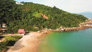 Praia da Tainha  Bombinhas  Santa Catarina Imagens Aéreas Drone [upl. by Gualterio]