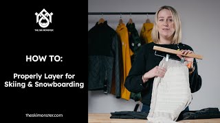 How To Layering for Skiing and Snowboarding [upl. by Ihsar]