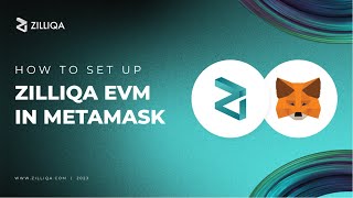 How to connect MetaMask to the Zilliqa EVM network [upl. by Zohar]