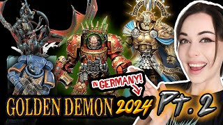 More INCREDIBLE Warhammer Miniatures from 2024s Golden Demon in Germany [upl. by Eirameinna]