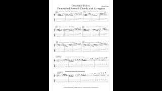 Octatonic Scales Diminished Seventh Chords and Arpeggios [upl. by Rodney]