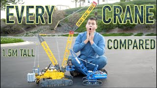 Every Single LEGO Technic Crawler Crane Ranked [upl. by Entsirhc]