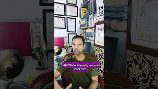 NHRC Winter Internship Program 2024 Notification nhrc internship2024 youtubeshorts [upl. by Strang467]