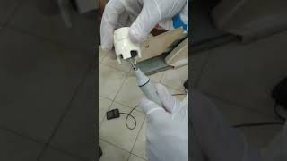 How to insert a scaler tip on your handpiece  Periodontology shorts [upl. by Tigges768]