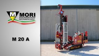 Mori  M20 A Drilling Rig for Micropiles and Anchors [upl. by Eniamahs]