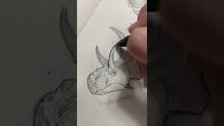 Drawing ceratopsians 3 therian furry idks idk art furrie dinosaur jurassicworld [upl. by Ayenat]