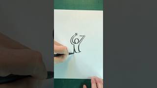 How to draw a Music Conductor with Numbers 67 [upl. by Sivrup]