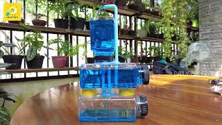 DIY Herons Non Stop Water Fountain with Upcycled Bottles  New Models [upl. by Phillie729]