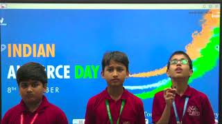 Indian Air Force Day 8 OctoberGrade 4 and 5 StudentsShed Hybrid Academy [upl. by Trelu324]