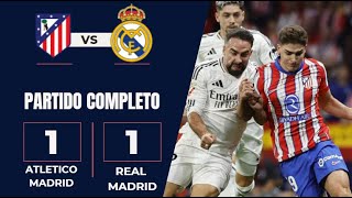 🔥SIN GLORIA ATLETICO MADRID EMPATA AL FINAL AL REAL MADRID EN DERBY  recreacion🎮 [upl. by Nosnirb16]