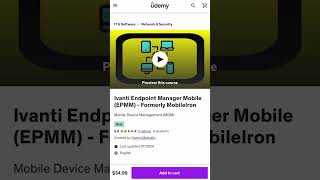 ivanti endpointmanagermobile epmm mobileiron udemy [upl. by Yenar]