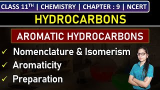 Class 11th Chemistry  Aromatic Hydrocarbons Nomenclature Isomerism Aromaticity amp Preparation [upl. by Jaylene]