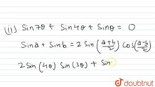 Solve the following equation i 5cos2theta2cos2quottheta210 pi2 lt theta l [upl. by Cloe284]