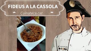 FIDEUS a la Cassola amb costella de porc Recepta de cuina fàcilReceptes de cuina [upl. by Weigle]