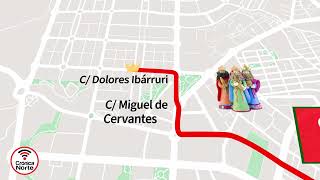 Recorrido de la Cabalgata de los Reyes Magos 2024 en Alcobendas [upl. by Jordon]