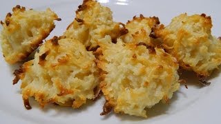 How to make Besitos de Coco or Puerto Rican style Coconut Macaroons [upl. by Nwahsad879]