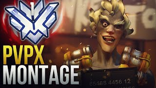 Best Of quotPVPXquot 1 JUNKRAT GOD  Overwatch Montage [upl. by Drahnreb]