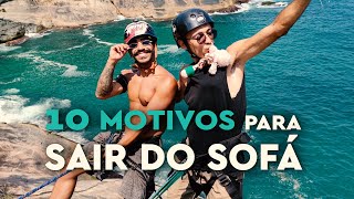 10 motivos para viajar  Saia do sofá  shorts [upl. by Mabelle576]