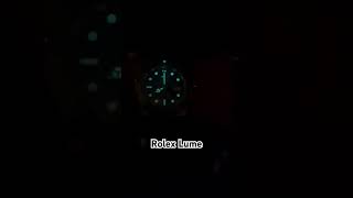 Rolex Submariner Lume on a dark plane flying across the US rolex luxury [upl. by Yorel774]