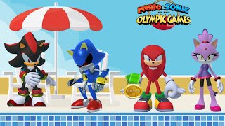 Mario amp Sonic At The Olympic Games Tokyo 2020Sonic Event Swimming [upl. by Aitnauq140]