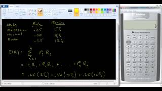 Expected Return and Variance [upl. by Noj]