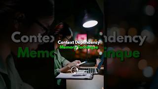 Context Dependency Memory Technique🤫 🫵 bhi suno motivation sorts beststudytips study [upl. by Aelanna775]