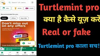 Turtlemint pro kya hai kaise use kara Turtlemint pro real or fake Turtlemint pro customers care [upl. by Chapel]