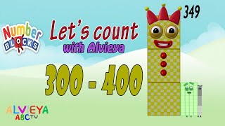 Tall and Yellow Numberblocks 300 counting up to 400 [upl. by Carothers]