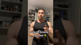 🍳omleta🙅ulei🛢️ fittnes protein shortvideos food motivation [upl. by Lihcox40]