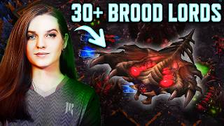 Scarletts Mass Brood Lords vs Harstem StarCraft 2 [upl. by Madalyn930]