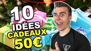 10 IDÉES CADEAUX A 50 EUROS POUR NOEL 2022 [upl. by Eixid]