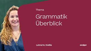 Überblick über die Themen der deutschen Grammatik [upl. by Eelrebmik333]