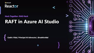 RAFT RAG  Finetuning in Azure AI Studio [upl. by Elburr]