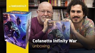 Panini Marvel Cofanetto di Infinity War  Unboxing [upl. by Ahsekyt]