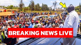 BREAKING LIVE🔴Former DP Gachagua SECRECTLY Addressing Kirinyaga Residents [upl. by Atirihs]