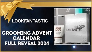 LOOKFANTASTIC GROOMING ADVENT CALENDAR REVEAL 2024 [upl. by Annaiviv]