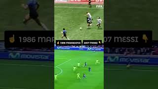 Messi SV Maradona  Best goals in History [upl. by Leonteen]