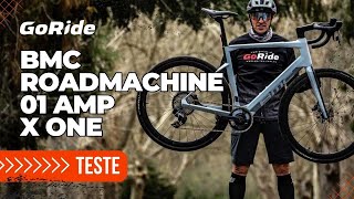 A BMC que dá para estrada e gravel A BMC ROADMACHINE 01 AMP X ONE em ação [upl. by Lurie720]