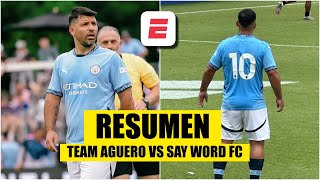 ¡Sergio Agüero VOLVIÓ a jugar fútbol El Kun perdió en partido CALIENTE  The Soccer Tournament [upl. by Rattan]