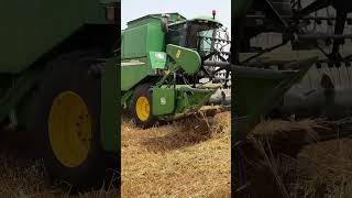 John Deere 1450 Turkey Barley Harvest 2024 [upl. by Nellac]