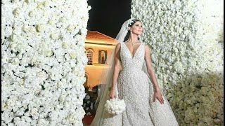 Miss USA Rima Fakih starstudded lebanese wedding [upl. by Oisacin]