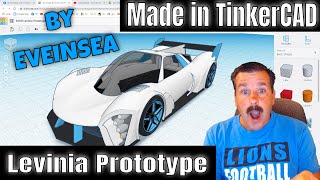 Tinkercad Designer EVEINSEA amp his BLUR Levinia Prototype shoutout [upl. by Ilona]