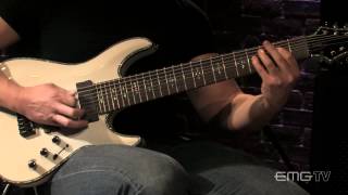 Luke Jaeger of Sleep Terror plays 8 string guitar Bruxist on EMGtv [upl. by Izy]