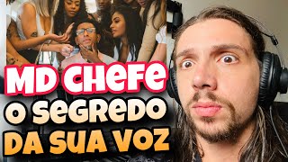 MD CHEFE PROF DE CANTO analisa a voz Md chefe Tiffany React [upl. by Azmah707]