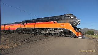 Daylight 4449 Steams to Bend Oregon 24 June 2017  SP 4449 Southern Pacific 484  Airailimages [upl. by Anival]