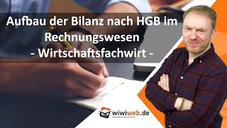 Aufbau der Bilanz nach HGB im Rechnungswesen ► wiwiwebde [upl. by Viki]