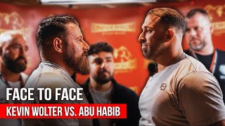 KEVIN WOLTER VS ABU HABIB  FACE TO FACE [upl. by Nnahtur]