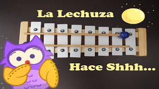 La lechuza hace Shhh  xilófono canciones  SONGS ON XYLOPHONE Tutorial [upl. by Assilanna137]